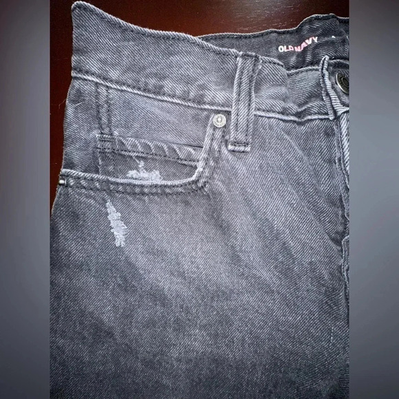 Old Navy black washed high rise jeans - Picture 7 of 8